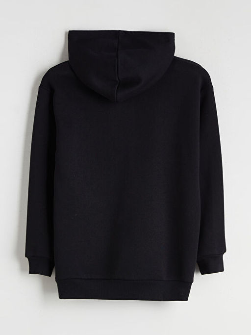 Kap??onlu Galatasaray Bask?l? Erkek ?ocuk Fermuarl? Sweatshirt