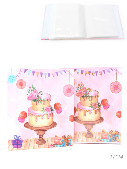 Фотоальбом 40 фото 10х15 Розовый/ 9334 /уп 72/676982