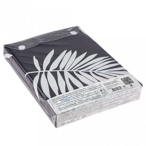 Постельное белье, комплект 1,5 спальный "Чарующая ночь" 4 предмета: пододеяльник 145х215см, простыня 150х220см, 2 наволочки 70х70см с клапаном-запахом, полисатин "Премиум SP" 85г/м2, упаковка "классическая" ПВХ 32х41см, "Домашняя мода" (Россия)