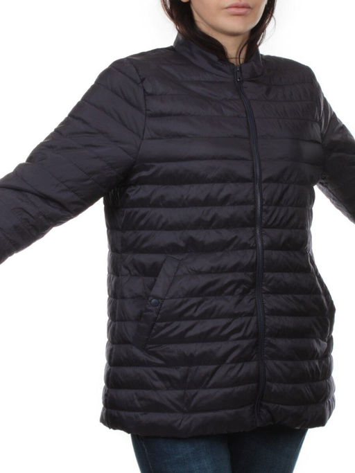 K-622 INK BLUE Куртка демисезонная стеганая женская (70 гр. холлофайбер) - Фабричный китай фото 2
