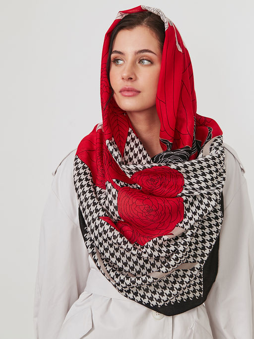 Большой, мягкий, тонкий и очень нежный двусторонний палантин - Tantino фото 9