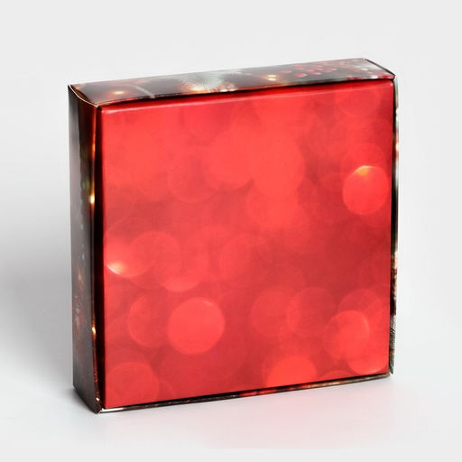 Коробка под 4 конфеты Новогодняя ёлка, 12.5?12.5?3.5 - UPAK LAND фото 3