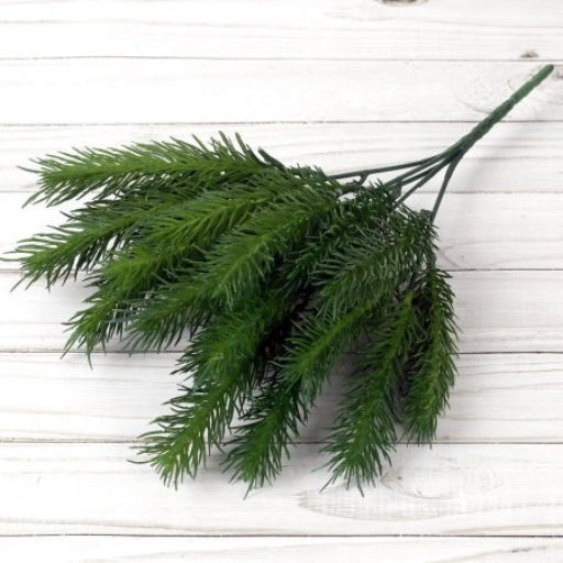 Елка ветка искусственная 32 см 5 веток / 60-10 /уп 2/48/600/Новый год - Галеонтрейд фото 4