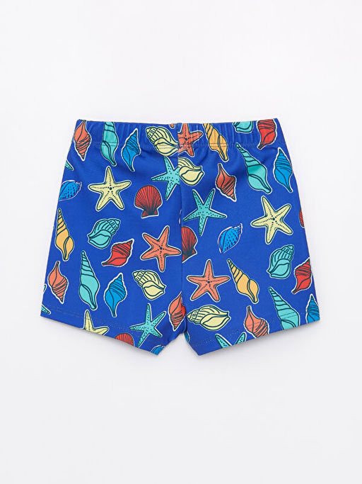 Beli Lastikli Bask?l? Erkek ?ocuk Boxer Mayo - Waikiki фото 2
