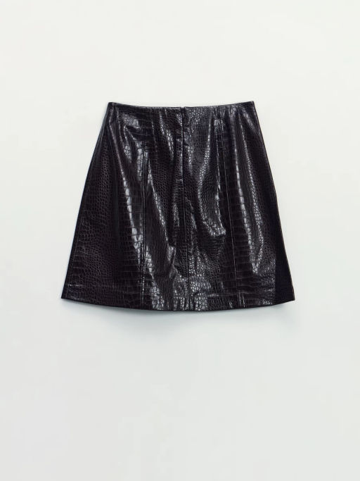 Юбка мини из искусственной кожи / Zarina