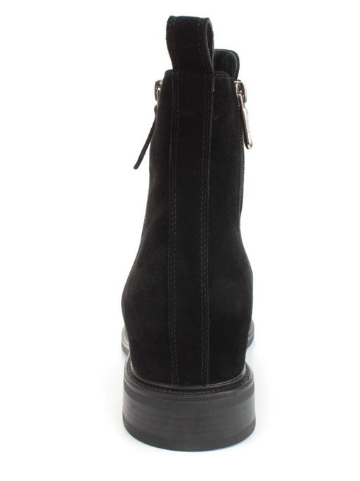 04-M3-1493 BLACK Ботинки зимние женские (натуральная замша, натуральный мех) - Фабричный китай фото 10