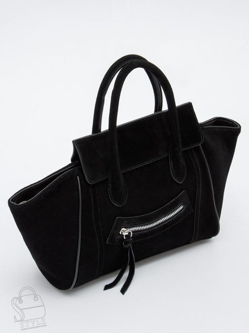 Сумка женская кожаная 999026NN black Natale Navetta