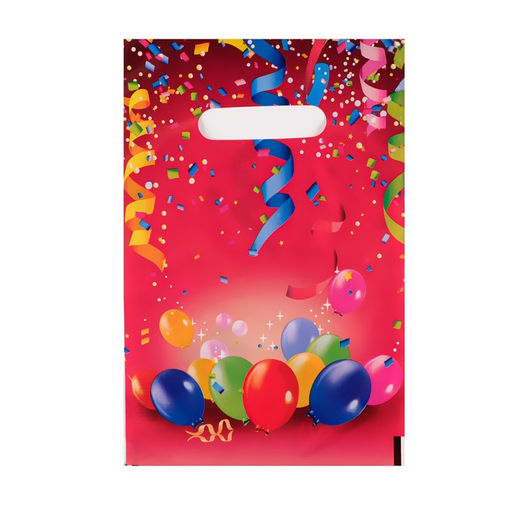 Цена за 50 шт. Пакет «Праздничные шары», полиэтиленовый, с вырубной ручкой, 20×30 см, 30 мкм