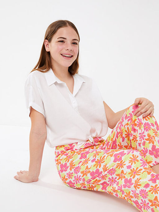 Basic K?sa Kollu K?z ?ocuk G?mlek