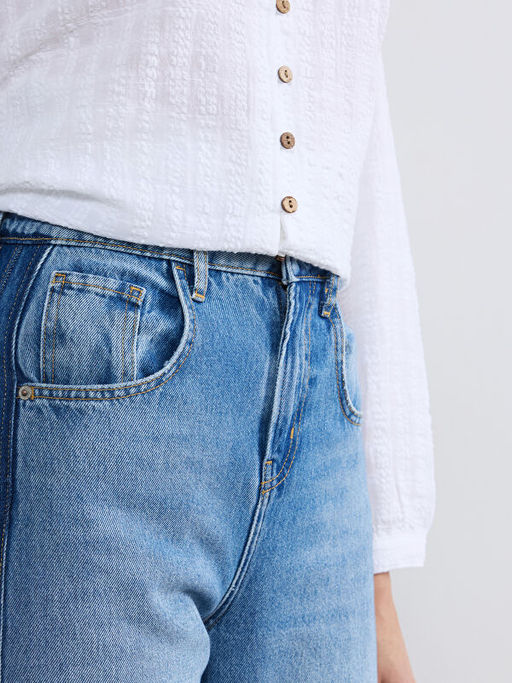 Barrel Fit Kad?n Jean Pantolon