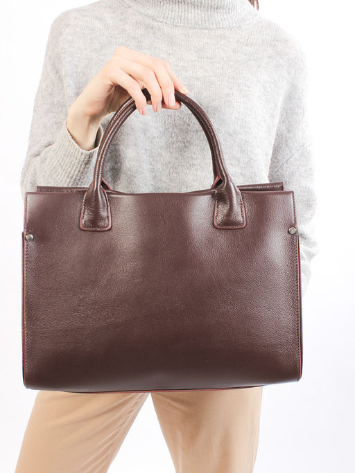 LACCOMA сумка НИ8322-бордовый натуральная кожа