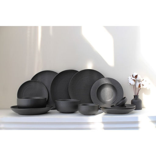 Миска Magistro Line, 350 мл, d=11.5 см, фарфор, чёрная фото 8