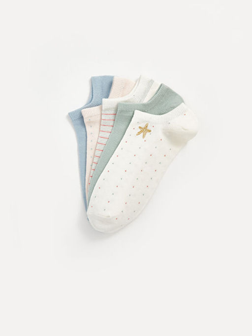 Desenli Kad?n Patik ?orap 5li Paket - Waikiki фото 2