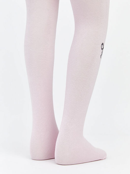 Fiyonk Desenli K?z ?ocuk K?lotlu ?orap 2li