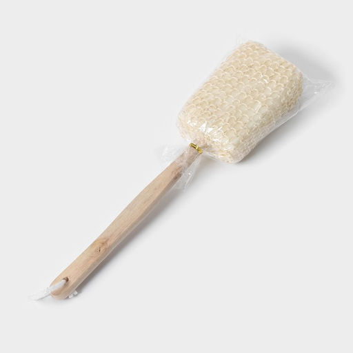 Мочалка для тела на ручке «Банька», 4×8×39 см, сизаль