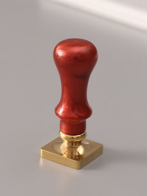 Печать для сургуча с пластиковой ручкой «Фигурная рамка», 6.3×2.5×2.5 см