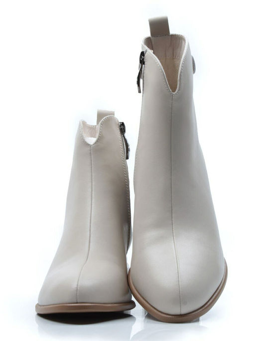 01-PCM335-2 BEIGE Ботинки демисезонные женские (натуральная кожа, байка) - No name фото 15