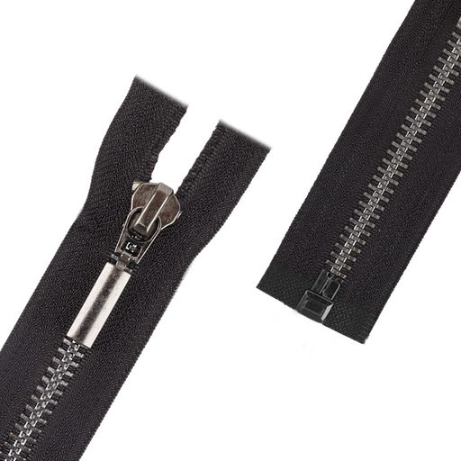 Молния Металл оксид (черный никель) GM-781 однозамковая 75 см Тип 8 10 шт разъёмная Gamma