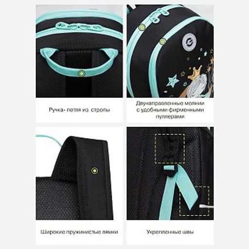 RG-463-1 Рюкзак школьный с обвесом - Grizzly фото 21