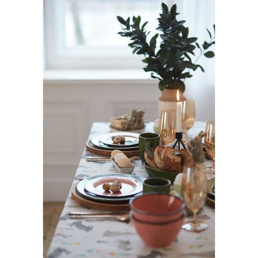 Скатерть пасхальная, Доляна Fluffy bunnies 180х144 см, 100% хлопок, 164 г/м2  фото 7