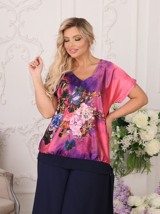 Блуза М3-5510/1 - Wisell фото 8