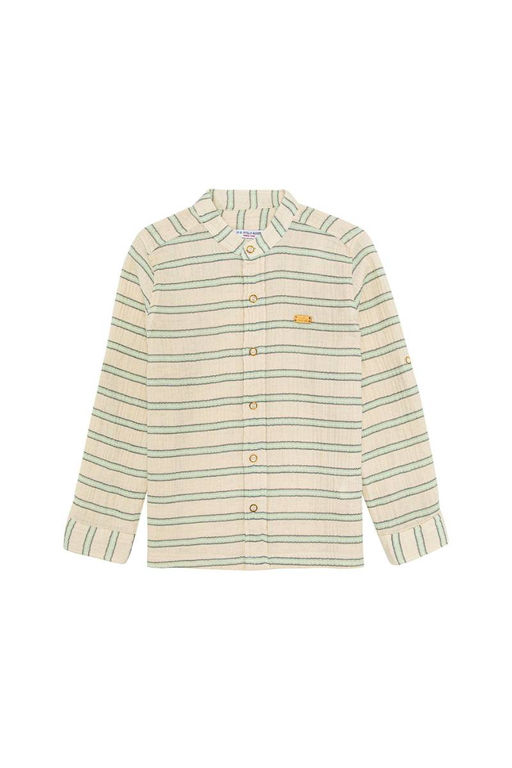 Рубашка цвета морской волны с длинным рукавом для мальчика - U.s. polo assn фото 8