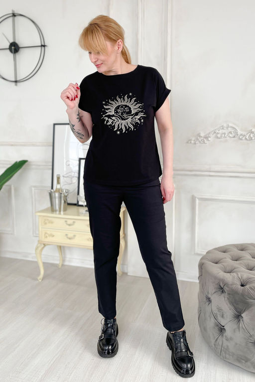 Футболка Rumoda 2195 черный  фото 3