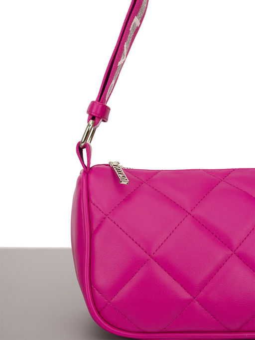 LACCOMA сумка Мелани-Ф826-фуксия эко кожа хлопок  фото 3