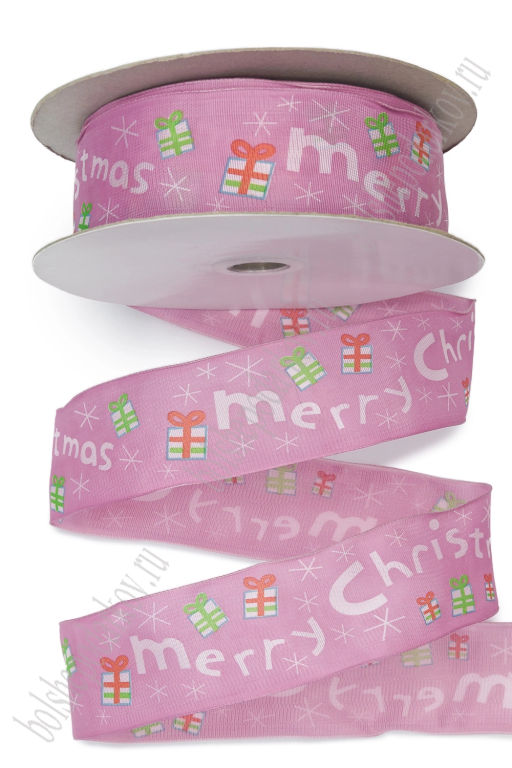 Лента декоративная 3,8 см*25 ярд (38-694)