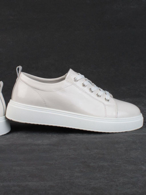 05-HY21-1D LT. BEIGE Кроссовки женские (натуральная кожа)