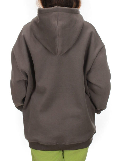 KD722 DK. GRAY Худи женское на флисе