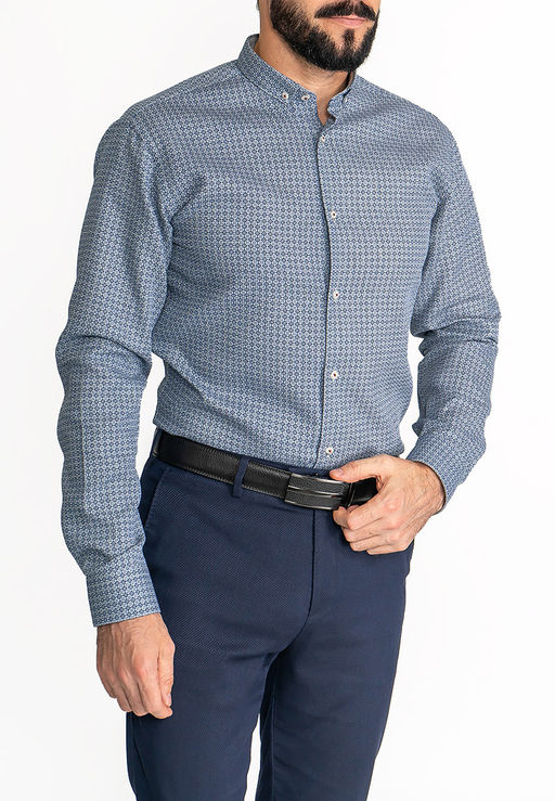 Сорочка мужская длинный рукав GREG 323/131/1493/Z/b/1p  фото 9