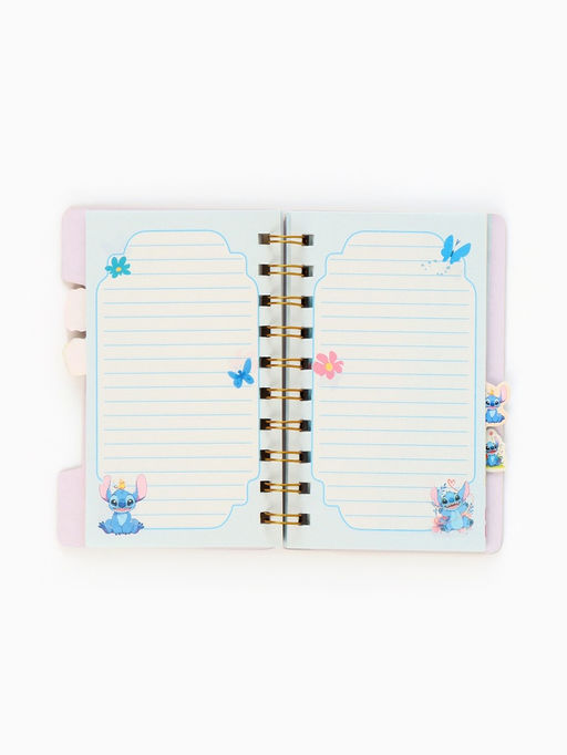 Подарочный набор: блокнот А6, 65 л, ручка, стикеры-наклейки, Стич