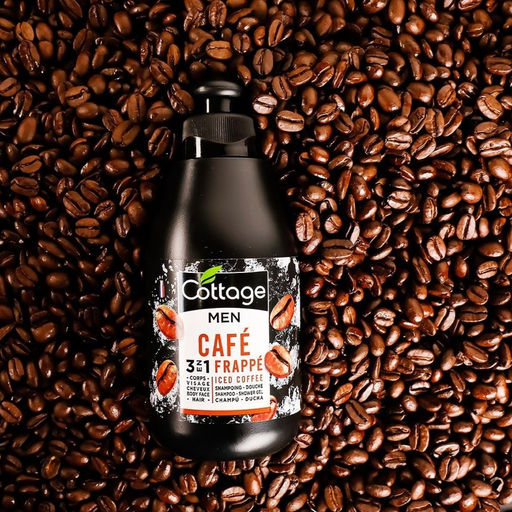 COTTAGE Мужской шампунь для волос и гель для душа ХОЛОДНЫЙ КОФЕ, 250мл  фото 3