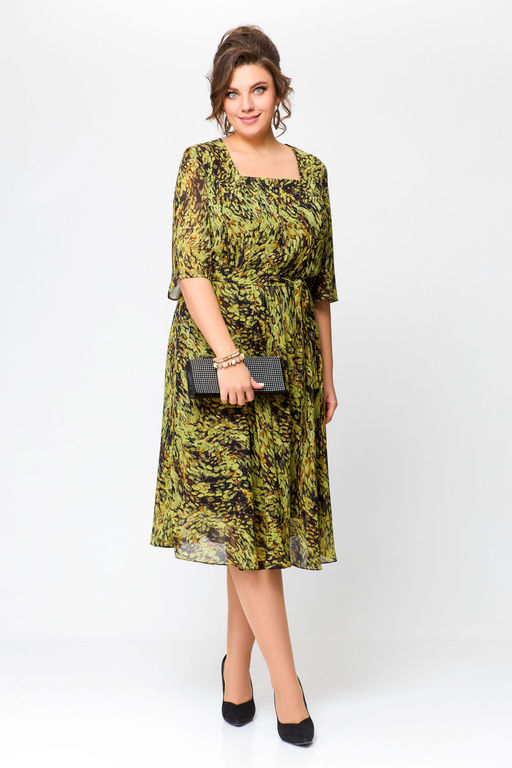 Блуза Swallow 803.2 черный+серебряный узор фото 1033