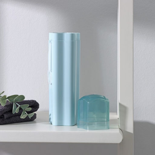 Цена за 2 шт. Футляр для зубной щётки и пасты Доляна Звезда, 20,55,5 см, цвет голубой фото 20