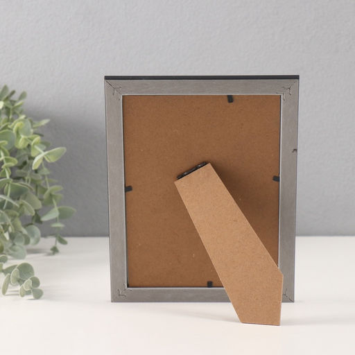 Фоторамка для фото 13×18 см «Двойное сечение», пластик, чёрная, 20.9×15.8×1 см