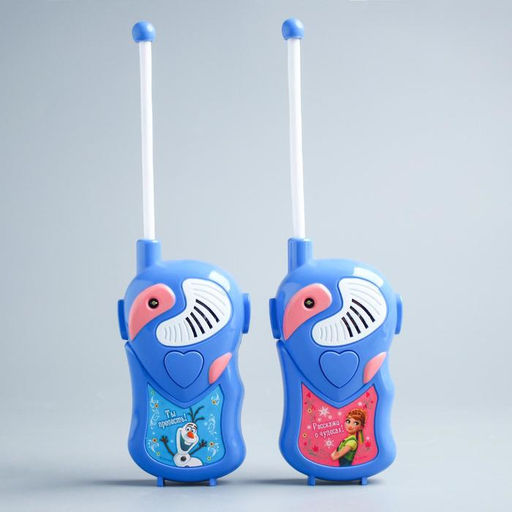 Рации детские «Анна и Олаф», световые эффекты, Холодное сердце, МИКС