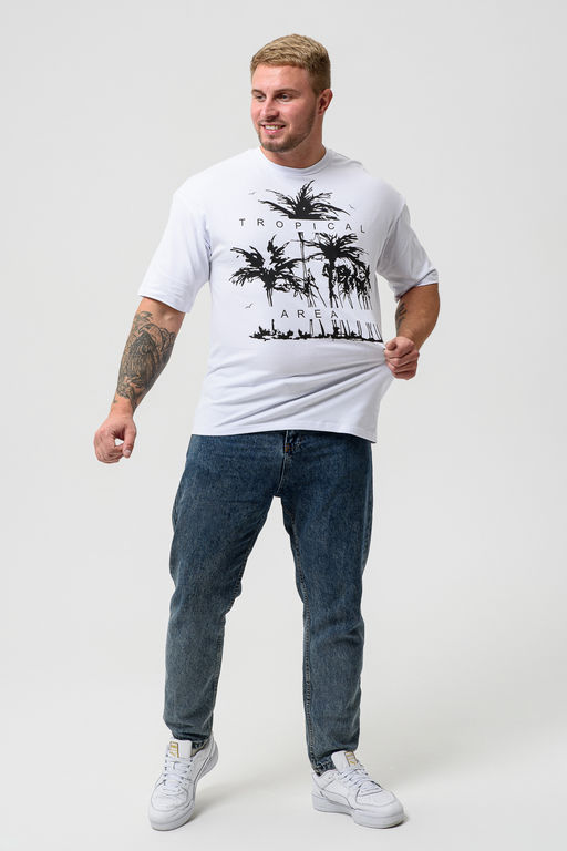 Футболка мужская 8507/1 оверсайз