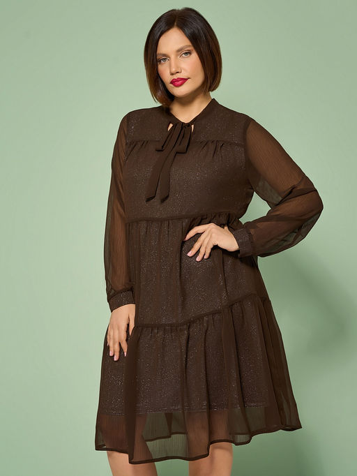 Платье 0060-2а шоколад - Aquarell фото 31