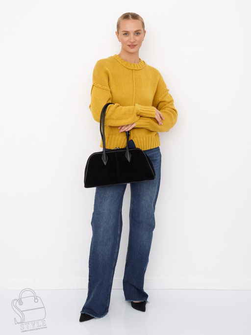 Сумка женская кожаная 990180NN black Natale Navetta  в Новосибирске