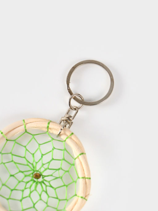 Брелок «Ловец снов», 17 см, зелёный