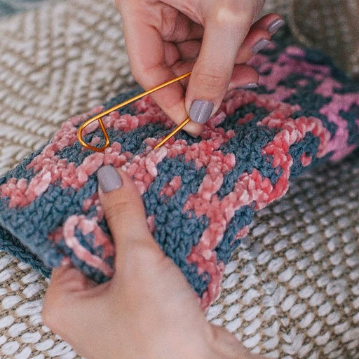 Набор вспомогательных булавок для вязания, 9 см, 5 шт., зелёный