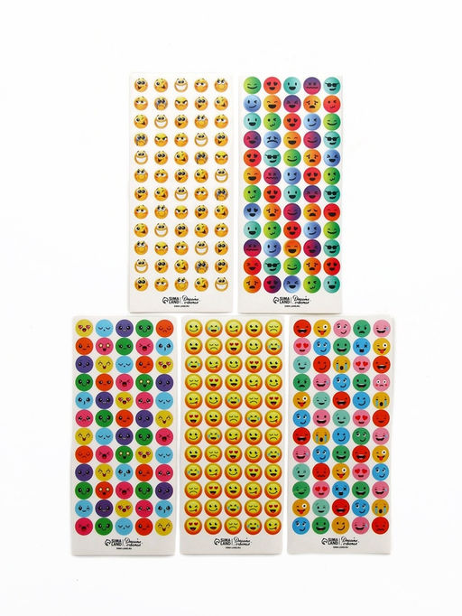 Цена за 2 шт. Наклейки детские оценки «Эмоции», 7×16 см, 10 листов