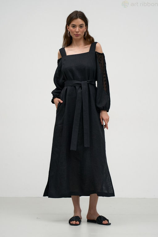 М1007P платье женское - Art ribbon фото 4