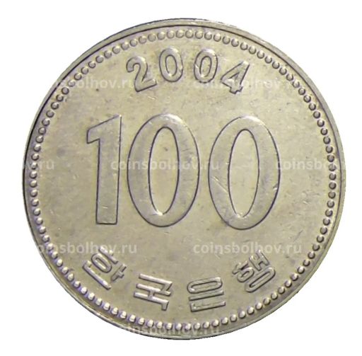 100 вон 2004 года Южная Корея