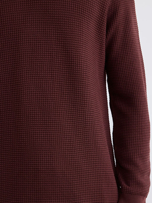 Bisiklet Yaka Erkek Triko Kazak