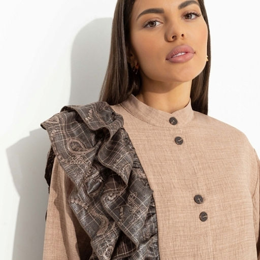 Рубашка дизайнерская Личное достижение (brown) - Charutti фото 3