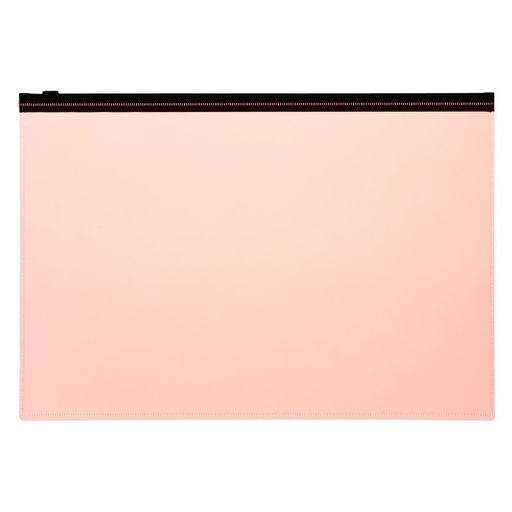 Набор папок-конверт на ZIP-молнии А4, 150 мкм, Calligrata Neon, c черной молнией, неон, 4 штуки, микс  фото 3