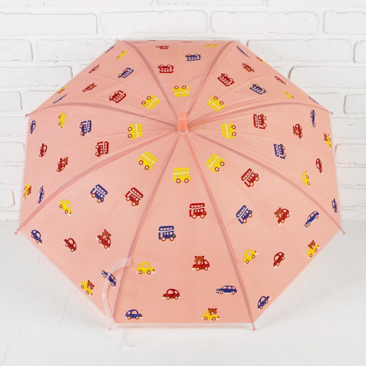 Зонт детский Траспорт 80*80*65 см МИКС, d: 80 см, трость:65 см - Simaland фото 6